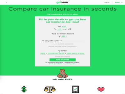 This free service compares hundreds of insurance policies in seconds, and users can look forward to a transparent and unbiased comparison of prices and coverage amidst other policy features in just a few seconds. â€œGoBearâ€™s goal is to make complex insurance products easy to understand, and accessible to all Singaporeans. We want to empower todayâ€™s users to make well-informed decisions 24/7, be it from their mobile, tablet or desktop,â€ says Andre Hesselink, Chief Executive Officer.