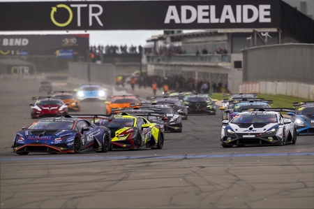 Last weekend, Absolute Racing's fleet of four Lamborghini Huracán Super Trofeo EVO2 cars secured multiple wins and podium finishes.

Leading the charge were the New Zealand PRO duo, reigning champion Marco Giltrap and the prodigious 18-year-old Clay Osborne. These two were the fastest drivers in both qualifying sessions.

Race one started with high hopes; Giltrap and Osborne had climbed to a commendable fourth place when disaster struck. An opponent spun across their path, resulting in a collision that left the Lamborghini Auckland team with a damaged front left.
