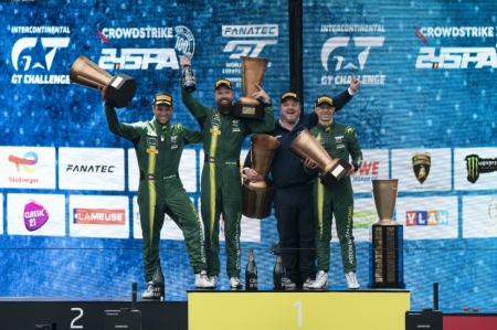 Held at the Spa-Francorchamps circuit in Belgium, this win marks Aston Martin’s first overall triumph at Spa since 1948.

Aston Martin's partner team, Comtoyou Racing, drove to victory with a stellar lineup of works drivers: Mattia Drudi from Italy, and Danish aces Marco Sørensen and Nicki Thiim.
