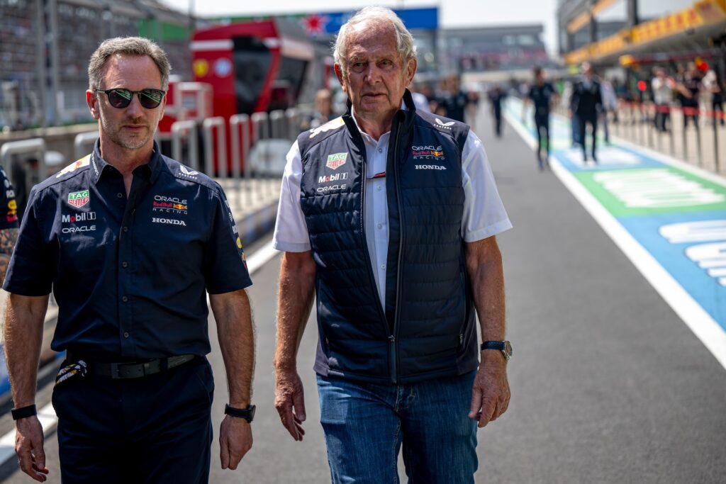 Christian Horner and Helmut Marko