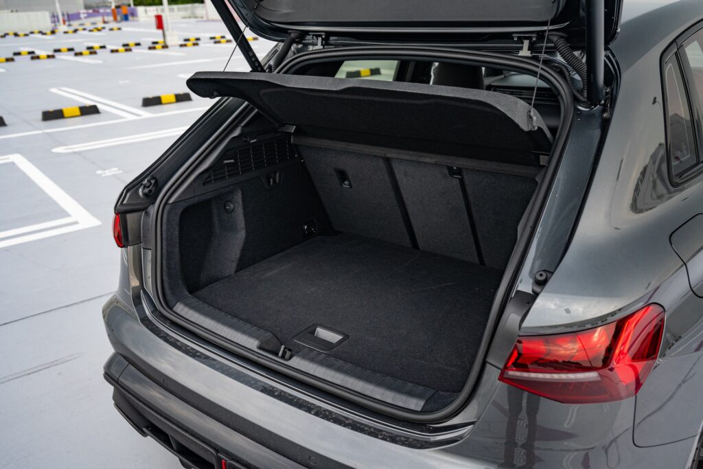 Audi RS3 2025 boot space