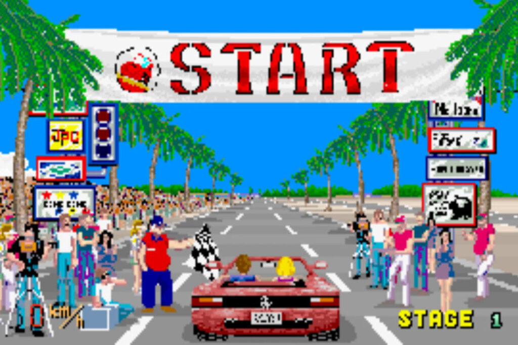 Ferrari Testarossa in OutRun