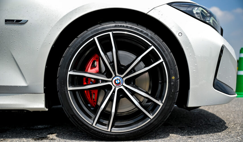Tyre on Toyota GR85